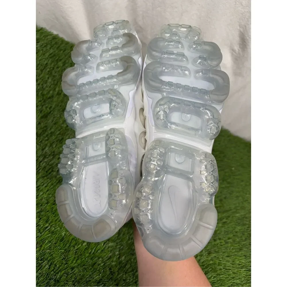 Nike White VaporMax Plus Athletic Shoes - Picture 4 of 8